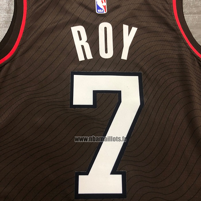 Maillot Portland Trail Blazers Brandon Roy NO 7 Ville 2020-21 Marron
